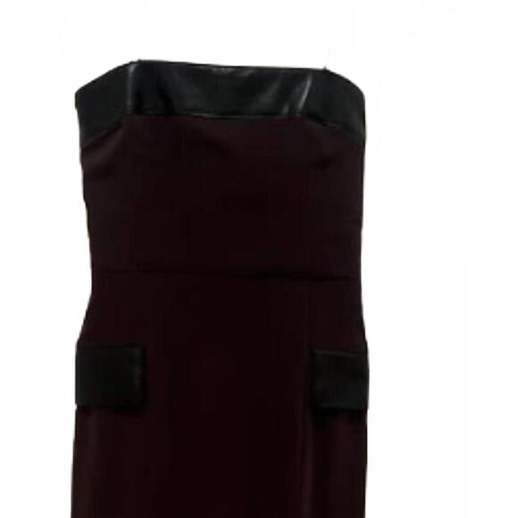 NEW AMANDA UPRICHARD women's cassia mini dress in cocoa - Picture 3 of 3